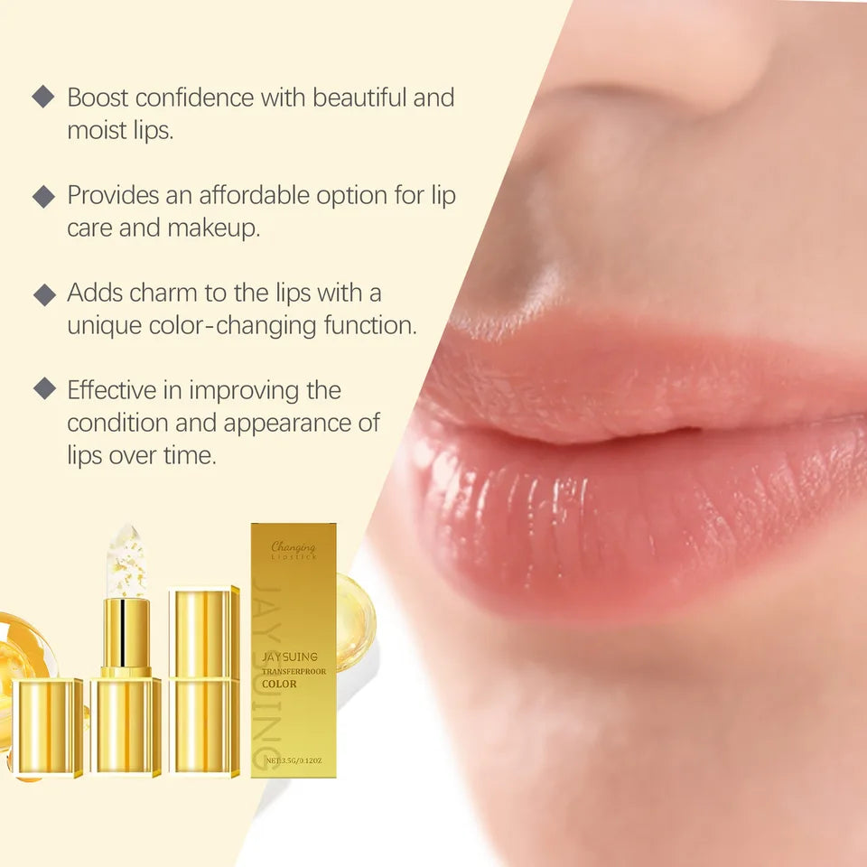 Jaysuing Changing Waterproof Longlasting Lipstick Nourishing Lip Skin Hydrating Care Lip Balm Non-sticky Charming Lips Makeup
