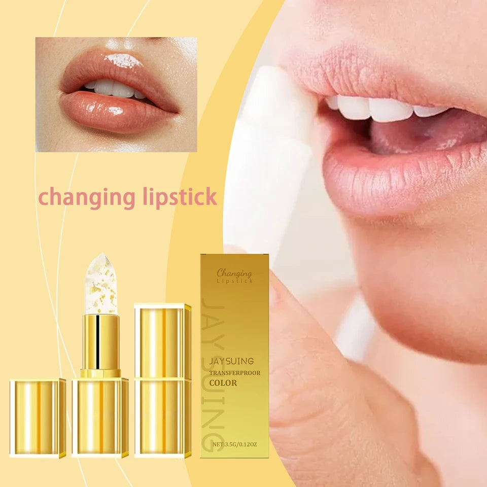 Jaysuing Changing Waterproof Longlasting Lipstick Nourishing Lip Skin Hydrating Care Lip Balm Non-sticky Charming Lips Makeup